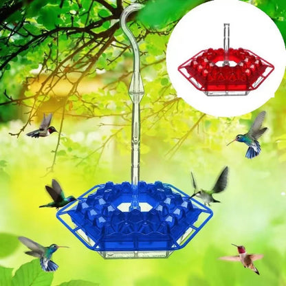🔥LAST DAY 50% OFF✨ Bring your garden to life! 🐦 ❤️ Hanging Red Hexagon Hummingbird Feeder 🌿