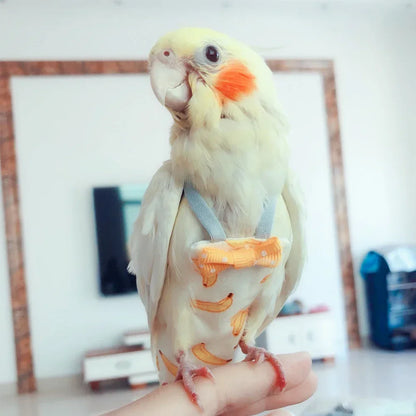 Mess-Free Washable Bird Diaper & Flight Suit