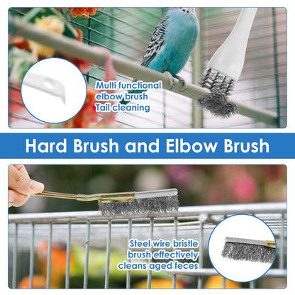 🔥Best Seller-Last Day Sale 50% OFF🔥5-Piece Bird Cage Cleaner & Scraper Set 🦜✨