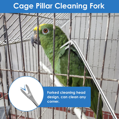 🔥Best Seller-Last Day Sale 50% OFF🔥5-Piece Bird Cage Cleaner & Scraper Set 🦜✨
